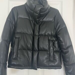 Abercrombie & Fitch Black Puffer Jacket